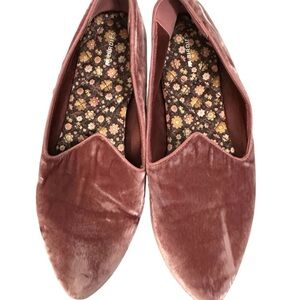 BIRDIES “the Heron” Velvet Loafers